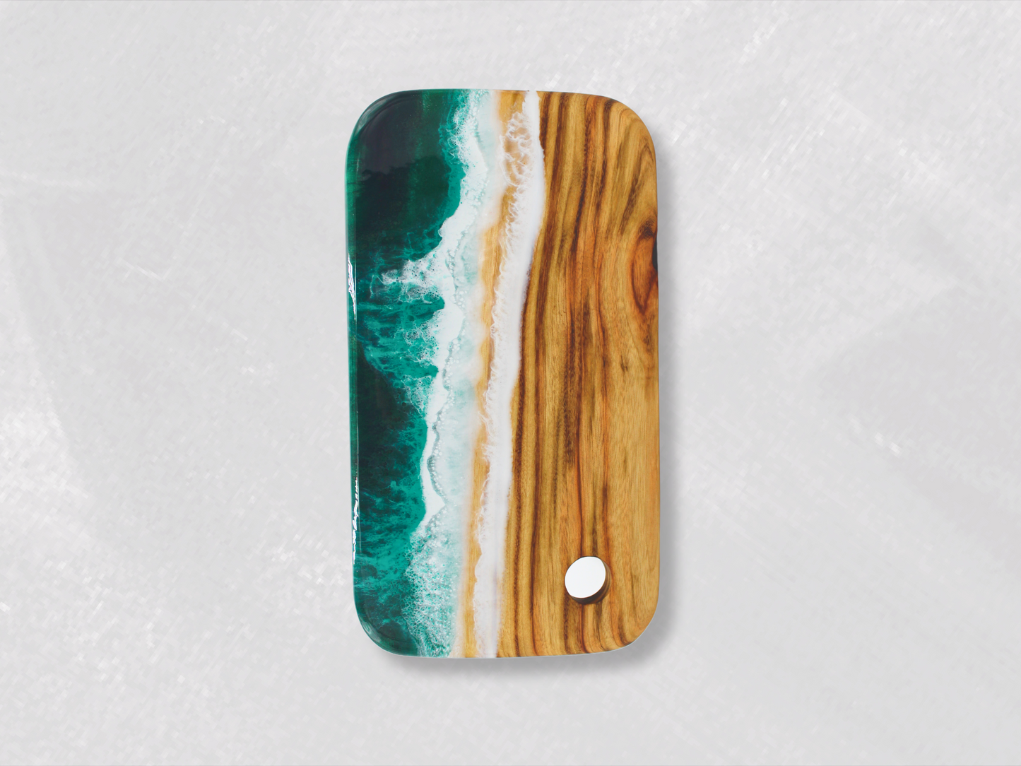 Resin Cheese Board - Emerald Green