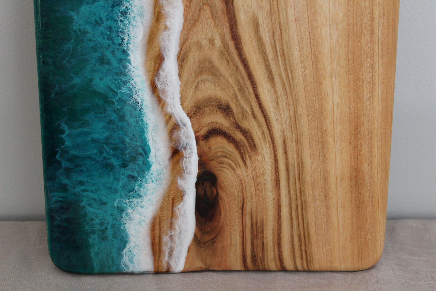 Turquoise Resin Wide Paddle Board