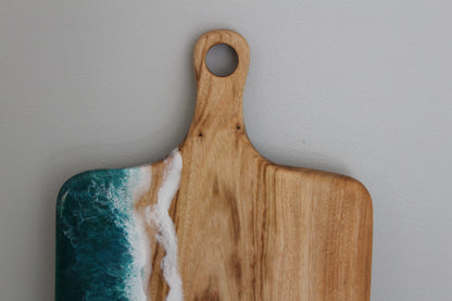 Turquoise Resin Wide Paddle Board