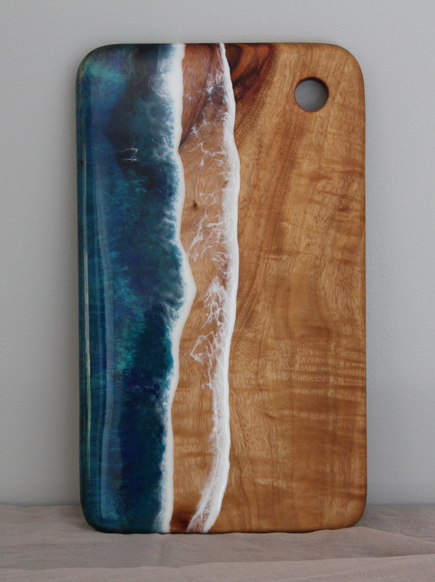 Deep Ocean Resin Cheese Board