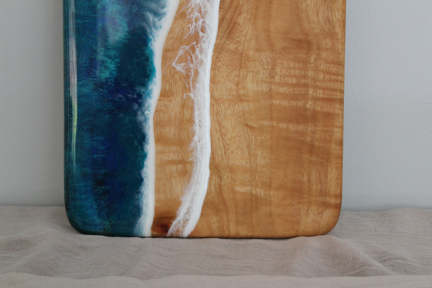 Deep Ocean Resin Cheese Board