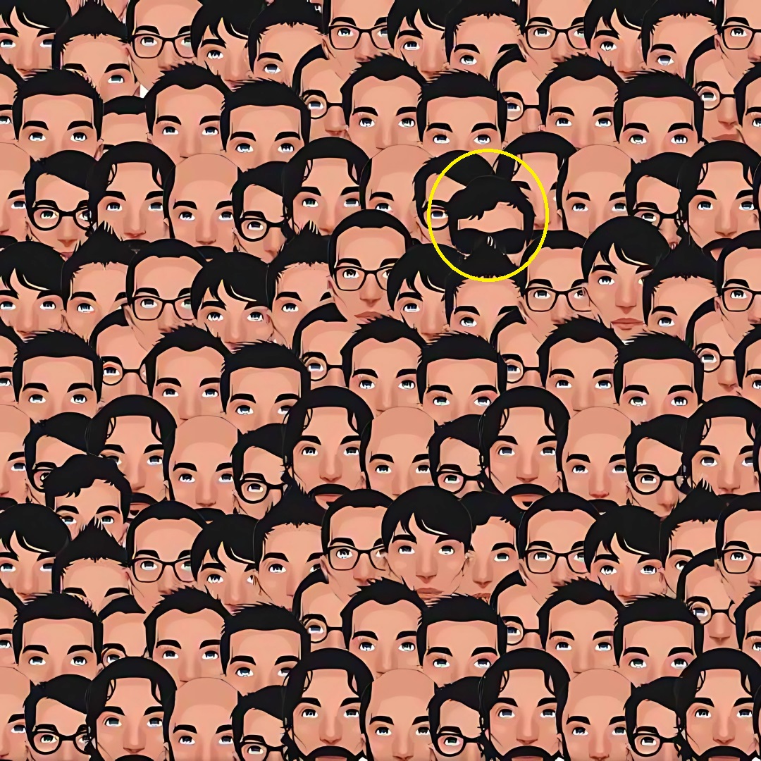 Optical Illusion Find the Hidden Criminal